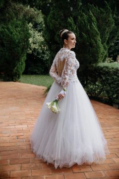 Vestido de noiva estilo princesa