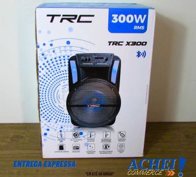 Caixa de Som Amplificada 300w - Novo 