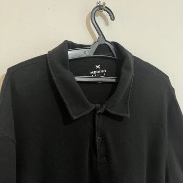 Camiseta Polo Hering Básica Preta G