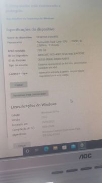 COMPUTADOR COMPLETO COM MONITOR 17P, TECLADO, MOUSE E MOUSEPAD