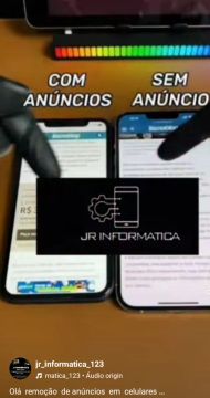 Remoção de anúncio  no celulares 