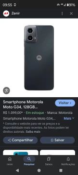 Motorola Moto G34 128GB - Novo