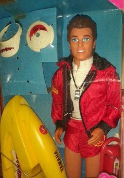 Barbie Ken - Salva Vidas Baywatch Ken lacrado 