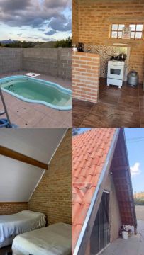 Vendo ou troco lindo chalé com piscina em São Bento Sapucaí 