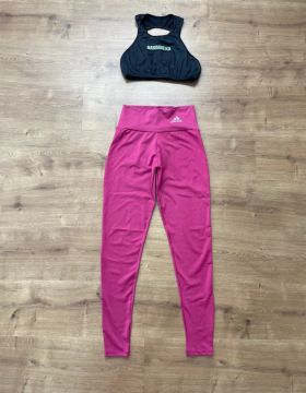 Calça legging magenta tam P / M Adidas