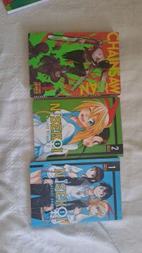 Mangás Chainsaw Man, Nisekoi e Nisekoi  - Volumes 1, 2 e 1