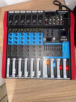 Mesa de som Sound voice MS602 MAX  Interface de áudio  Bluetooth