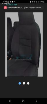 Capa de banco para carro - Preto onix completo