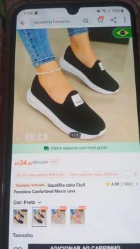 Sapatilha Feminina Confortável Macia Leve 