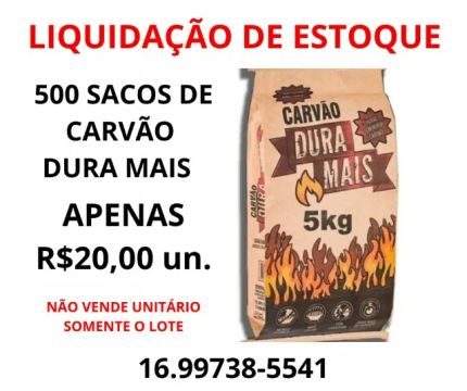 CARVÃO VEGETAL ECOLOGICAMENTE CORRETO BRIQUETE