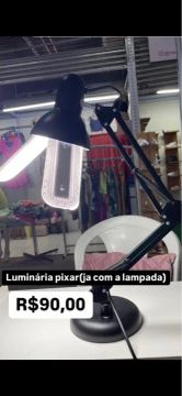 Luminária Pixar com lâmpada