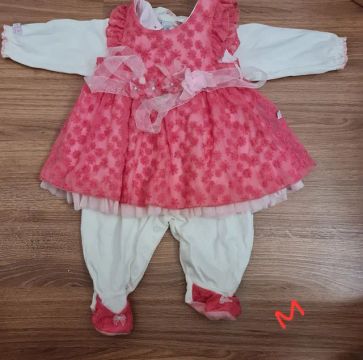 Macacão com vestido Beth Bebê 