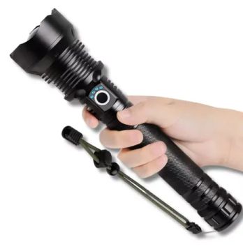 Lanterna Tática Militar Led P90 Ultra Potente Mais Forte alcace ate 2km