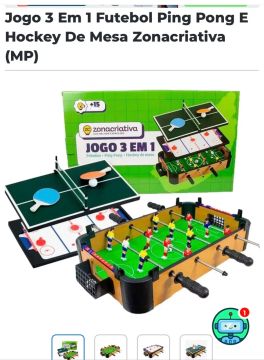 Pebolim 3 em 1 