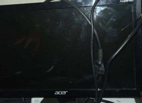 Monitor e teclado razer 