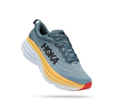 Tênis Hoka One One Bondi 8 Azul/Laranja - Unissex - 36