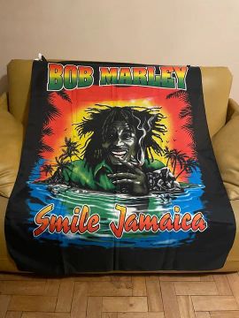 Bandeira Bob Marley Smile Jamaica