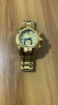 Relógio Invicta Reserva Masculino Dourado