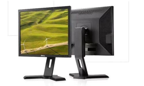 Monitor Dell 19'' - Tela sem defeitos mas com alguns riscos na superfície, Com Base e Cabo