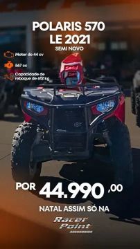 Quadriciclo Polaris 570 4x4 2021
