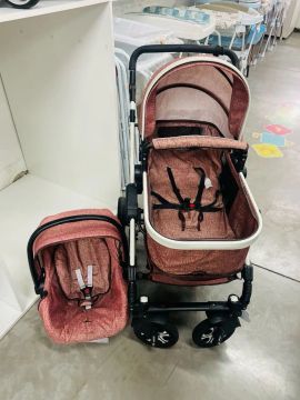 Kit Carrinho moises + Bebê Conforto 