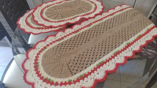 Tapete de crochê