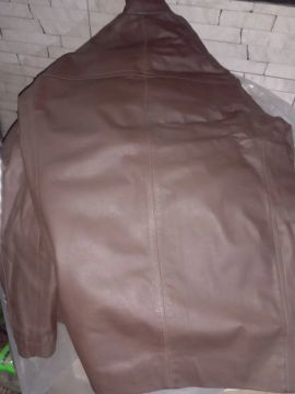 Jaqueta de Couro Marrom