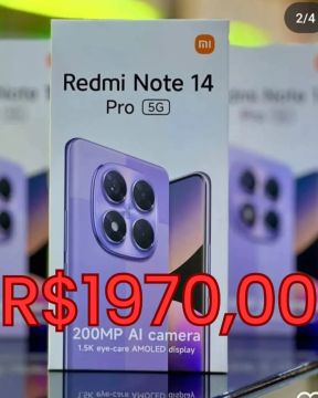 Redmi Note 14 Pro 5G NFC 256+08Gb Ram Lacrado Global Entregamos 