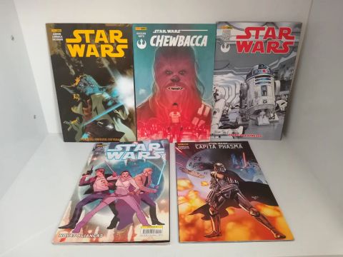 5 HQs Star Wars por 30 reais - em ótimo estado