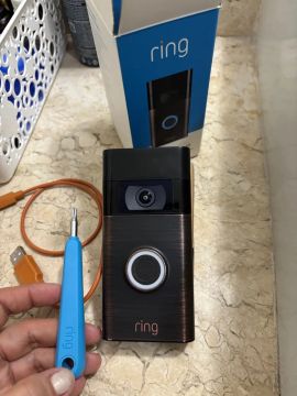 Camera campainha  inteligente Ring - semi nova 