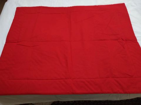 Porta travesseiro matelasse Vermelho