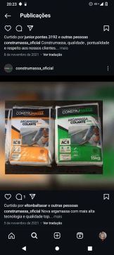Argamassa Colante Construmassa 15kg - Nova
