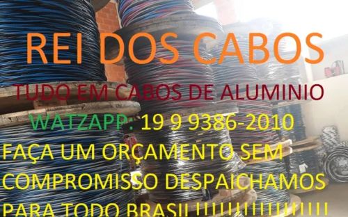 Cabo 150mm de aluminio quadruplex 3 fases + neutro nu ou isolado