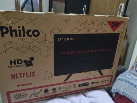 TV Philco 24 polegadas LED HD Smart