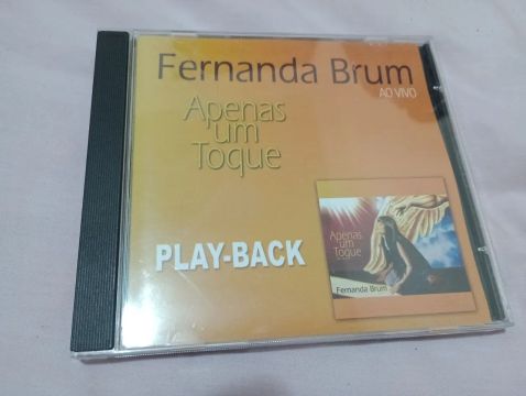 CD Fernanda Brum - Apenas um Toque - Ao Vivo PLAY BACK 