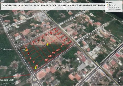Terreno Cordeirinho Marica Financiado 