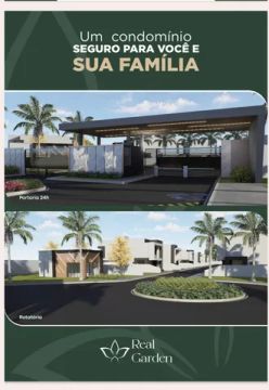 Lançamento Real Garden, Zona Sul, lotes com entrada de 10mil e parcelas no boleto