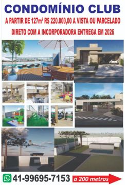 Terrenos em:::::Club Residence C/Piscina e Academia Moderna 