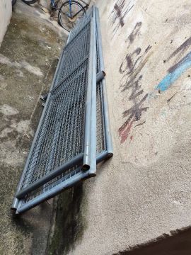 Grade pronta, tela ondulada de aço 