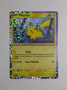 Carta Pokémon Pikachu foil (025/165)