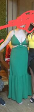 Vestido longo semi novo 