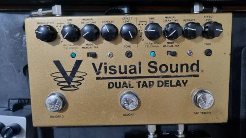 Pedal de Delay Visual Sound Dual Tap Delay