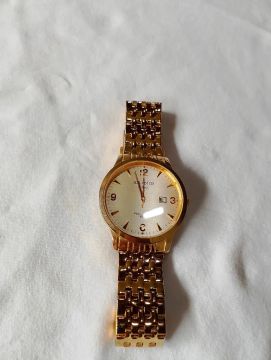 Relógio de pulso dourado Atlantis 