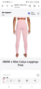 Calça Legging Nike MMW Pink