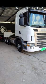 Caminhão Scania 420 traçado