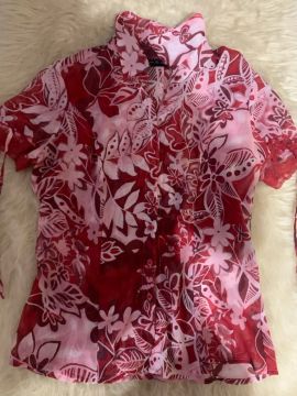 Blusa social estampada