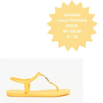 Sandália Lança Perfume NOVA