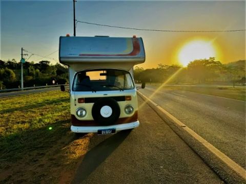Karmann Mobil Kombi Safari - Motorhome - RARIDADE - PLACA PRETA