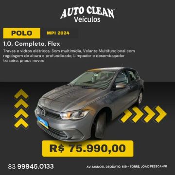 Polo MPI - 2024 1.0 - completo. Carro extra!