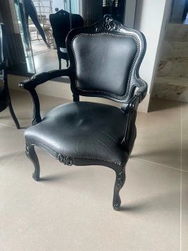 Cadeiras de Jantar Luxuosa em Estilo Clássico
